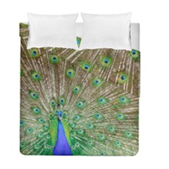 Peacock Color Bird Colorful Duvet Cover Double Side (full/ Double Size)