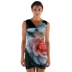 Favorite Rose  Wrap Front Bodycon Dress