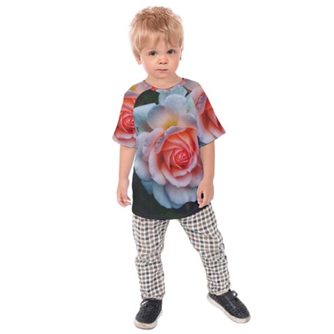 Favorite Rose  Kids  Raglan Tee by okhismakingart