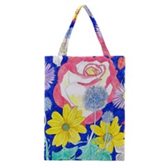 London Flora  Classic Tote Bag by okhismakingart