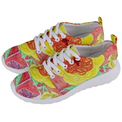 Reid Hall Rose Watercolor Men s Lightweight Sports Shoes by okhismakingart