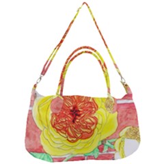 Reid Hall Rose Watercolor Removal Strap Handbag by okhismakingart