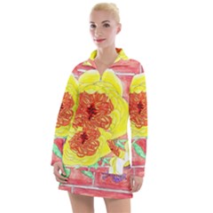 Reid Hall Rose Watercolor Women s Hoodie Dress by okhismakingart