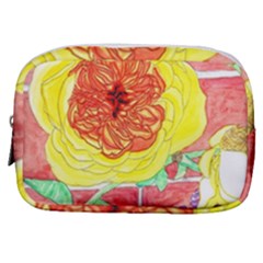 Reid Hall Rose Watercolor Make Up Pouch (small) by okhismakingart