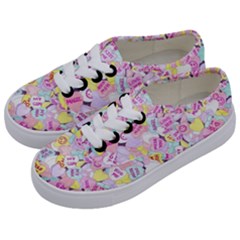 Candy Hearts (sweet Hearts-inspired) Kids  Classic Low Top Sneakers by okhismakingart