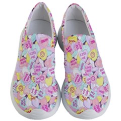 Candy Hearts (sweet Hearts-inspired) Women s Lightweight Slip Ons by okhismakingart