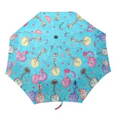 Flower Orbs  Folding Umbrellas by okhismakingart