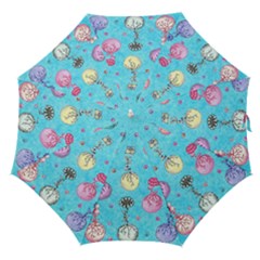 Flower Orbs  Straight Umbrellas by okhismakingart