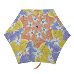 Tricolor Garden  Mini Folding Umbrellas by okhismakingart