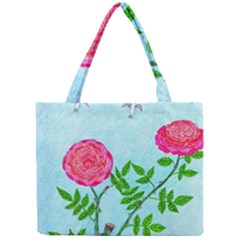 Roses and Seagulls Mini Tote Bag