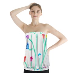 Cheerio Box Vine  Strapless Top by okhismakingart