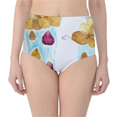 Rose Petal Shower Classic High-waist Bikini Bottoms by okhismakingart