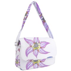 Flower And Insects Courier Bag by okhismakingart