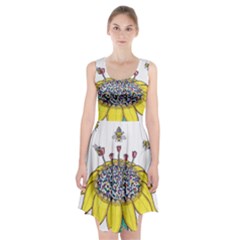 Bees At Work  Racerback Midi Dress by okhismakingart