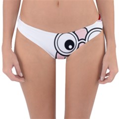 Literal Bookworm Reversible Hipster Bikini Bottoms