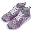 Abstract Flower Field Women s Lightweight High Top Sneakers View2