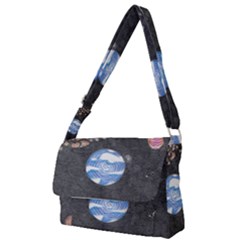 Space Full Print Messenger Bag by okhismakingart