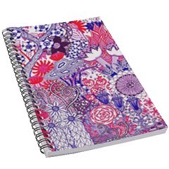 Floral Jungle Purple 5 5  X 8 5  Notebook by okhismakingart