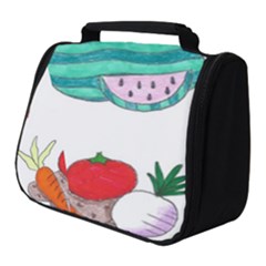 Fruits Veggies Full Print Travel Pouch (small) by okhismakingart