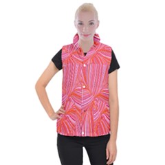 Electric Field Art Iii Women s Button Up Vest by okhismakingart