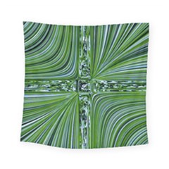 Electric Field Art Vii Square Tapestry (small) by okhismakingart