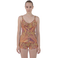 Electric Field Art X Tie Front Two Piece Tankini by okhismakingart