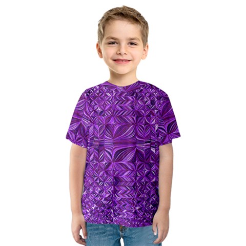 Electric Field Art Xi Kids  Sport Mesh Tee by okhismakingart