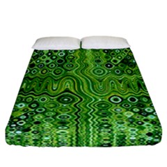 Electric Field Art Xii Fitted Sheet (california King Size)