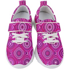 Electric Field Art Xiii Kids  Velcro Strap Shoes by okhismakingart