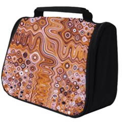 Electric Field Art Xviii Full Print Travel Pouch (big) by okhismakingart