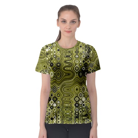 Electric Field Art Xix Women s Sport Mesh Tee by okhismakingart