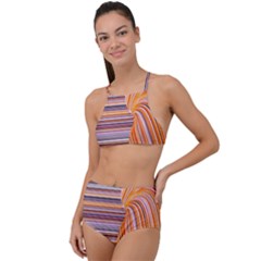 Electric Field Art Xxii High Waist Tankini Set by okhismakingart