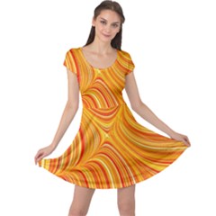 Electric Field Art Xxv Cap Sleeve Dress