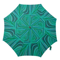 Electric Field Art Xxxi Hook Handle Umbrellas (small) by okhismakingart