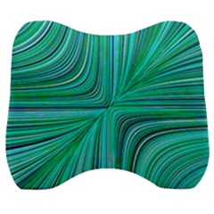 Electric Field Art Xxxi Velour Head Support Cushion by okhismakingart