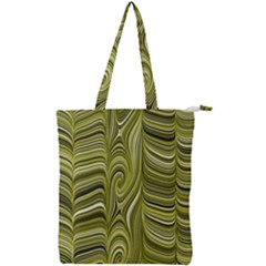 Electric Field Art Xxxiv Double Zip Up Tote Bag by okhismakingart