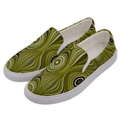 Electric Field Art Xxxv Men s Canvas Slip Ons by okhismakingart