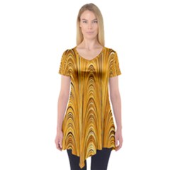 Electric Field Art Xxxix Short Sleeve Tunic 