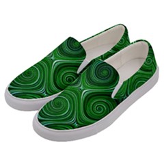 Electric Field Art Xliv Men s Canvas Slip Ons by okhismakingart