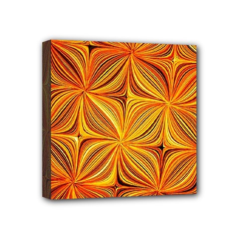 Electric Field Art XLV Mini Canvas 4  x 4  (Stretched)