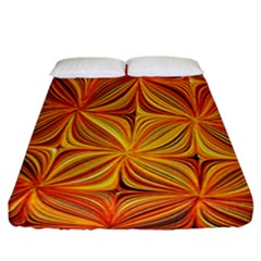 Electric Field Art XLV Fitted Sheet (California King Size)