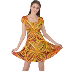 Electric Field Art XLV Cap Sleeve Dress