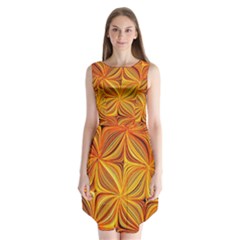 Electric Field Art XLV Sleeveless Chiffon Dress  