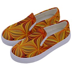 Electric Field Art XLV Kids  Canvas Slip Ons