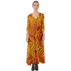 Electric Field Art XLV Button Up Boho Maxi Dress