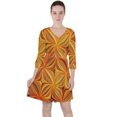 Electric Field Art XLV Ruffle Dress