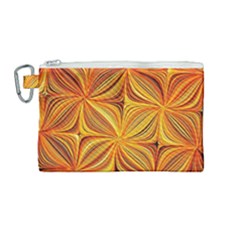 Electric Field Art Xlv Canvas Cosmetic Bag (medium) by okhismakingart