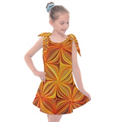 Electric Field Art XLV Kids  Tie Up Tunic Dress