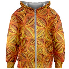 Electric Field Art XLV Kids  Zipper Hoodie Without Drawstring