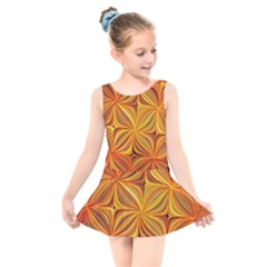 Electric Field Art XLV Kids  Skater Dress Swimsuit